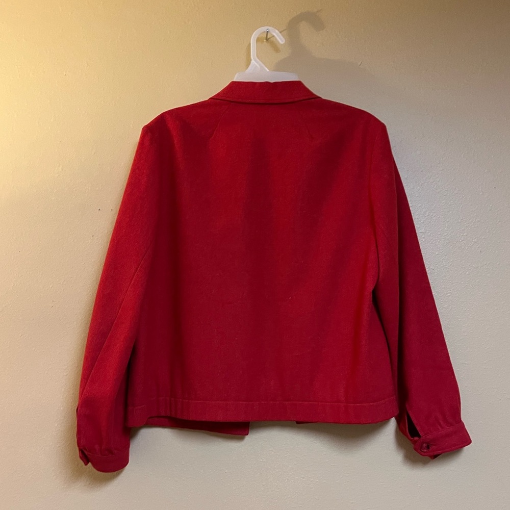 Red Wool Pendleton Jacket - image 2